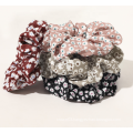 UNIQ Wholesale 2021 Customize Silk Hair Tie Hair Accessories Satin Scrunchies For Women